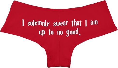 I Solemnly Swear That I Am Up to No Good Parody Funny Women's Boyshort Underwear Panties in Saudi Arabia
