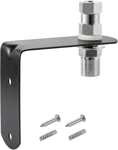 Universal CB Antenna Hood/Trunk Channel Wall Mount with SO-239 Stud Compatible with Standard 3/8-24 Threaded Antenna in Saudi Arabia