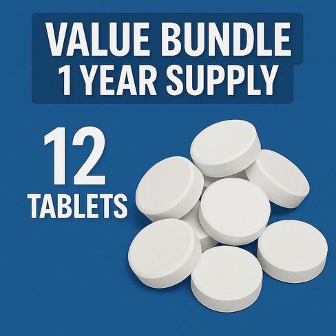 منظف ​​حوض الاستحمام النشط - 32oz (8 استخدامات) منظف الحمام النفاث لنظام حمام الدوامة والسبا، متوافق مع نفاثات الجاكوزي، أحواض الدوامة، محلول آمن للصرف الصحي - صنع في الولايات المتحدة الأمريكية in Kuwait