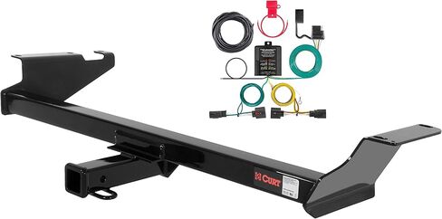 Curt 99301 Class 3 Trailer Hitch ، جهاز استقبال 2 بوصة ، تسخير الأسلاك 4-Pin يناسب 2011-2016 Chrysler Town & Country ، 2011-2020 Dodge Grand Caravan in Saudi Arabia