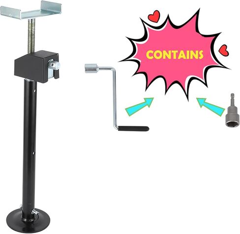 4 حزمة قابلة للتعديل RV Slide Out Jacks - الصلب الشاق ، سعة 10000 رطل ، نطاق الارتفاع 21.06 "إلى 34.25" ، جابس دعم RV الأسود in Kuwait