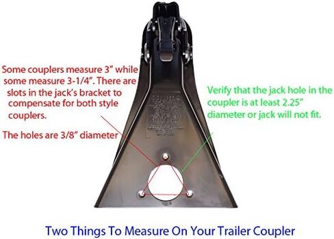 رام A-Frame Trailer Jack مع عجلة وأجهزة متزايدة in Kuwait