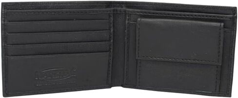 Marshal Kids Slim Genterien Leather Coin Pouch Bifold Befold Compact Wallet (Brown) in Kuwait