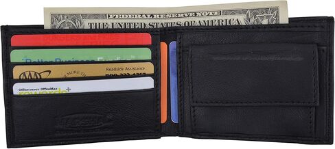 Marshal Kids Slim Genterien Leather Coin Pouch Bifold Befold Compact Wallet (Brown) in Kuwait
