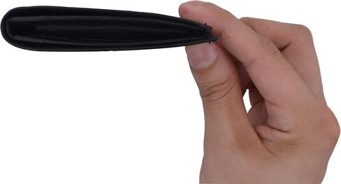 Marshal Kids Slim Genterien Leather Coin Pouch Bifold Befold Compact Wallet (Brown) in Kuwait
