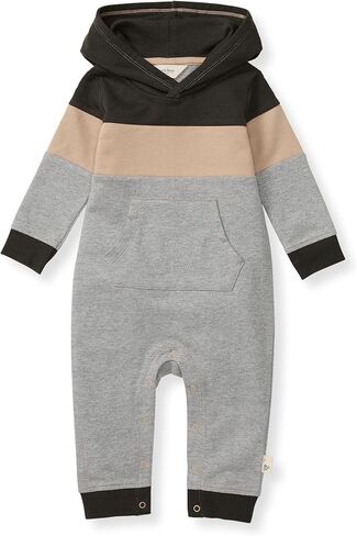 Burt's Bees Baby Boy Infant Jumpsuits - Soft, Cozy, and Breathable One-piece Coveralls, Newborn Essentials, Made with 100% Organic Cotton Jumpsuit for Boys Preemie to 24 Months Old in Kuwait