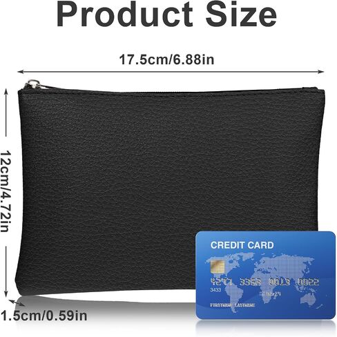 Vegan Coin Purse PU Lychee Pattern Zipper Coin Wallet Portable Coin Bag for Women Man Change Purse(light brown) in Saudi Arabia