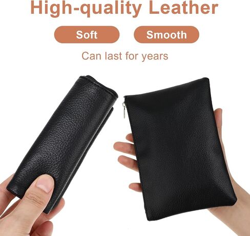 Vegan Coin Purse PU Lychee Pattern Zipper Coin Wallet Portable Coin Bag for Women Man Change Purse(light brown) in Saudi Arabia