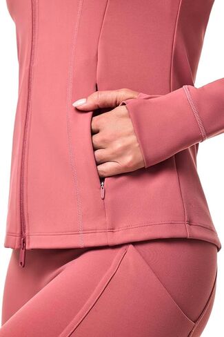 Coolibar UPF 50+ Women's Namaste Yoga Jacket, Black, X-Small, Solid - Sun Protective in Saudi Arabia