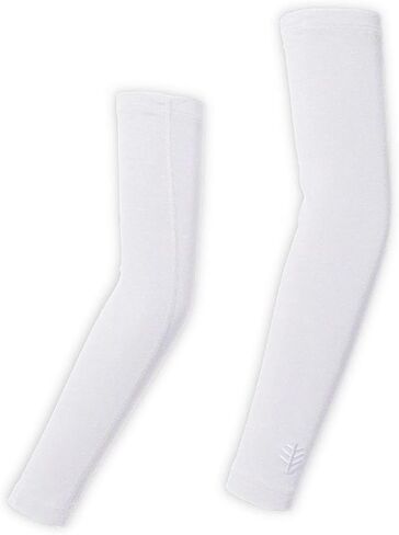Coolibar UPF 50+ Women's Navagio Sun Sleeves, Skyride, X-Small, Solid - Sun Protective in Saudi Arabia