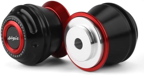 Motorcycle Front Axle Fork Wheel Crash Protector Slider Compatible With K.awasaki Ninja ZX6R 2009-2023｜ZX10R 2011-2024 | Ninja 650 2017-2024｜ZX636 Ninja650 Ninja636 Accessories (Black) in Saudi Arabia