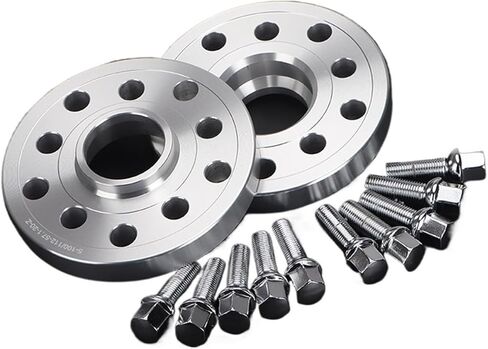 2Pieces 12/15/20mm Wheel Spacer Suit Car PCD 5x100/5x112 CB 57.1mm Compatible For Audi-VW A3/A4/A6/S6/RS4/S8/TT/90/200/5000Turbo/Quattro(2PCS 12MM) in Saudi Arabia