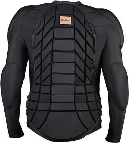 Men's Women's Professional Anti-Collision Sports Shirts, Protection of The Back, Motorcycle Protective Jacket for Skateboarding Skating Snowboarding Cycling in Kuwait