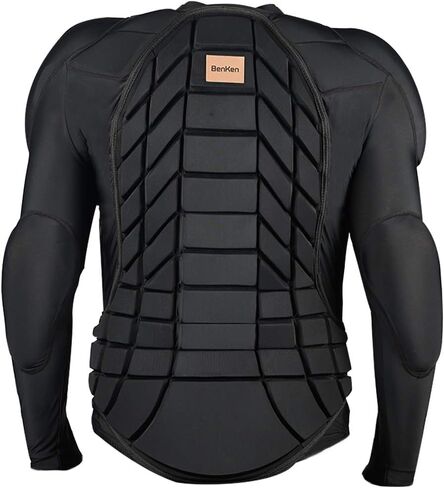 Men's Women's Professional Anti-Collision Sports Shirts, Protection of The Back, Motorcycle Protective Jacket for Skateboarding Skating Snowboarding Cycling in Kuwait