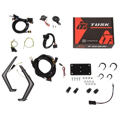 TUSK CLOP and PLAY UTV Signal & Horn Kit مع أضواء لهجة متوافقة مع Polaris RZR XP/XP4 1000 2019-2023/RZR 900 Trail 2019-2025 in Kuwait