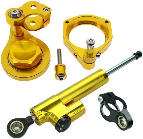 مجموعة تركيب دراجة نارية توجيه قوس التثبيت متوافقة مع طرز S1000RR 2010 2011 2012 2013 (Gold-Damper) in Kuwait