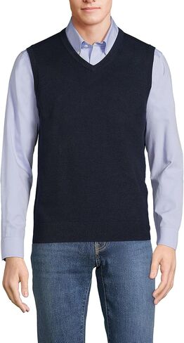 Lands' End Men's Fine Gauge Cotton Vest in Saudi Arabia