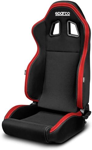 SPARCO Sport SEAT R100 MY22 Black/Red (Reclining) in Saudi Arabia