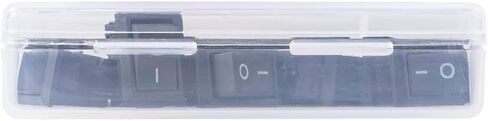 10pcs Mini Rocker Switch Off 2 Pin 2 موضع 10 × 15 مم مفتاح Rocker Rocker 3A 250V 6A125V SPST KCD11 in Kuwait