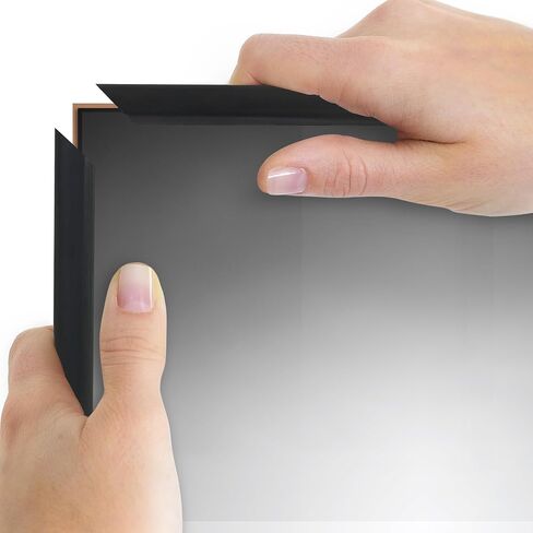Americanflat 24x36 Poster Frame with Polished Front Cover - Slide-In Photo Frame with Buildable Molding - Fusion Collection - Picture Frame for Wall Display - Black in Saudi Arabia