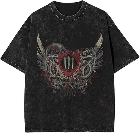 Y2K Tops Men's 90s Vintage Berserk Anime Graphic Shirts Summer Casual Tee Streetwear Harajuku Top Tshirt in Kuwait