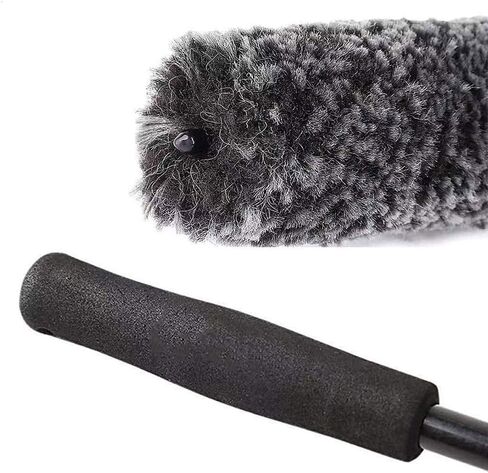 2pcs Wheel Cleaning Tool - Wheel Rim Brush, Remove Brake Dust & Dirt Behind Your Rim Accessories - Wash & Restore Shine to Your Car Boat RV Bike Or Motorcycle in Saudi Arabia