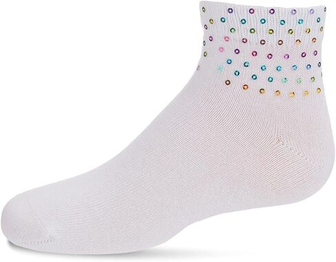 Memoi multicolor requin cotton blend girls anclet sock in Saudi Arabia