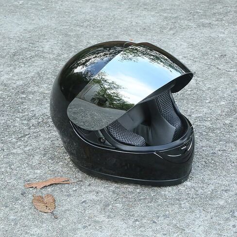 TCMT Gloss Black DOT Flip up Full Face Street Dirt Bike ATV Off-Road Motorcycle Motocross Helmet with Open Face Sun Shield in Saudi Arabia
