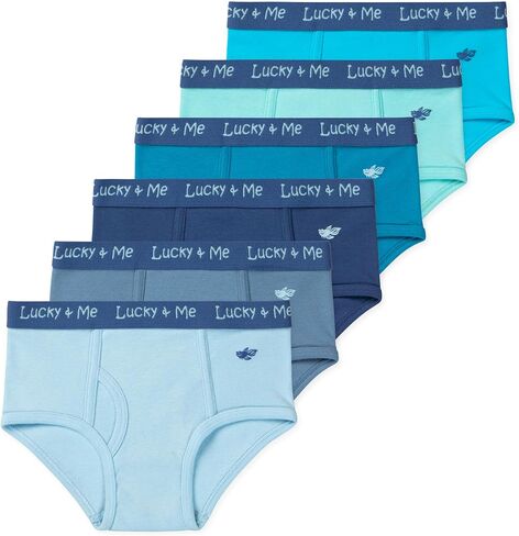Lucky & Me | Lucas Boys Briefs | Organic Children's Cotton Underwear | Tagless | 6-Pack in Saudi Arabia