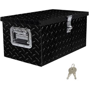 20 Inch Heavy Duty Aluminum Tool Box Black Replacement for Pick Up Truck RV Trailer in Saudi Arabia