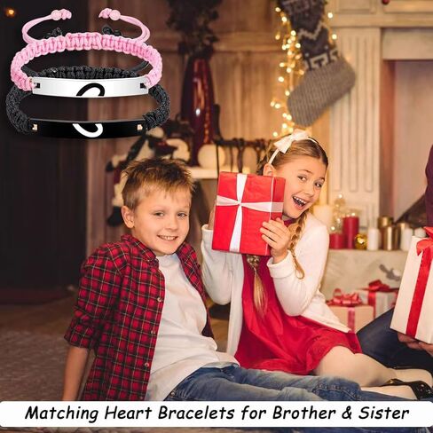Matching Heart Bracelets for Dad Daughter Birthday Valentine's Father's Day Gifts Christmas Gifts in Kuwait