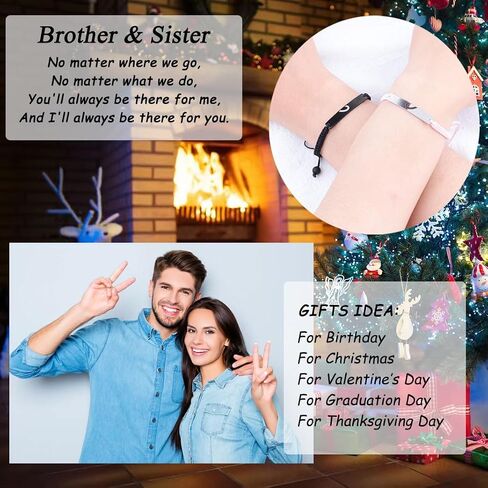 Matching Heart Bracelets for Dad Daughter Birthday Valentine's Father's Day Gifts Christmas Gifts in Kuwait