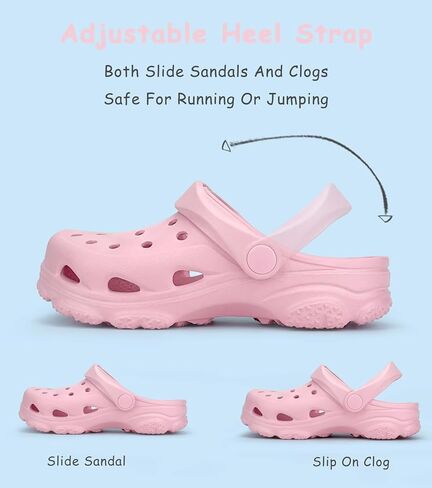 طفل الأطفال الكلاسيكيون Classic Clogs Boys Girls ينزلقون على صندل أحذية المياه الخفيفة ودائمة in Kuwait