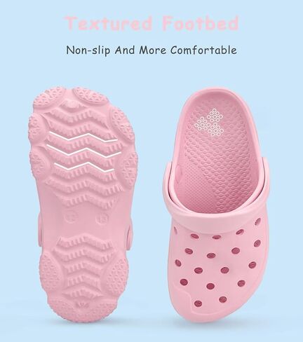 طفل الأطفال الكلاسيكيون Classic Clogs Boys Girls ينزلقون على صندل أحذية المياه الخفيفة ودائمة in Kuwait