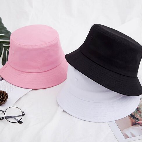 100% CottonFoldable Bucket Hat for Men Women,UPF 50+ Protection Sun Hat for Beach, Garden,Hiking,Suitable for All Seasons in Kuwait