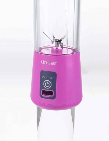 Portable Blender (Black) for Shakes and Smoothies with Durable Stainless Steel Blades for Powerful Blending Performance, USB Rechargeable for Office, Gym, Kitchen and travel in Saudi Arabia