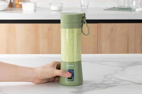 Portable Blender (Black) for Shakes and Smoothies with Durable Stainless Steel Blades for Powerful Blending Performance, USB Rechargeable for Office, Gym, Kitchen and travel in Saudi Arabia