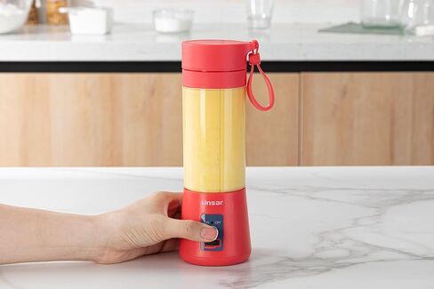 Portable Blender (Black) for Shakes and Smoothies with Durable Stainless Steel Blades for Powerful Blending Performance, USB Rechargeable for Office, Gym, Kitchen and travel in Saudi Arabia