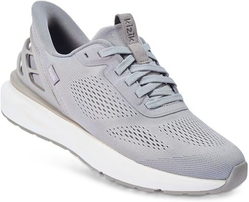 Kizik Slip On Sneakers: Athens 2 - Comfortable All-Day Wear, Hands Free Convenience, Breathable Mesh Top, Mens Walking Shoes with Arch Support - Mens Wide Width in Kuwait