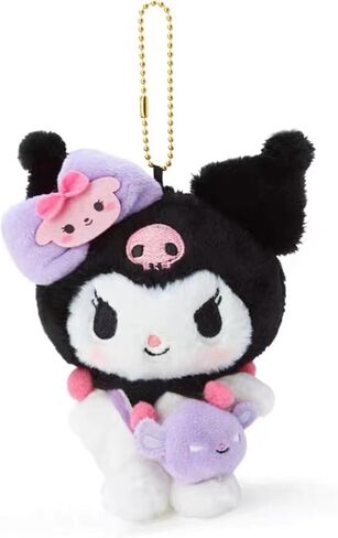 4 بوصة Kawaii لطيف الكرتون كيتي مفتاح - سحر حيوان محشو لينة للأكياس وحقائب الظهر والهدايا للجماهير in Kuwait