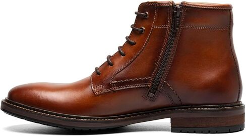 Florsheim Mens ، Forge Plain Toe Lace Boot Black in Kuwait