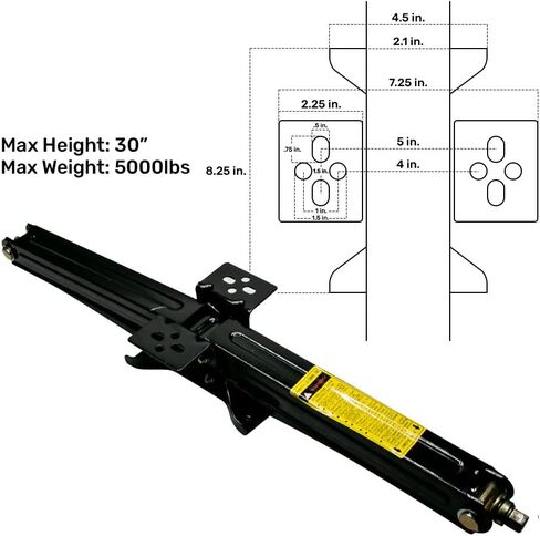 J-5000 & J-2500 Stabilizer Jacks – Set of 2 Heavy Duty RV Jack Stands for Camper, Trailer, Travel Trailer | RV Jacks & Stabilizers, Scissor Jacks for RV in Saudi Arabia