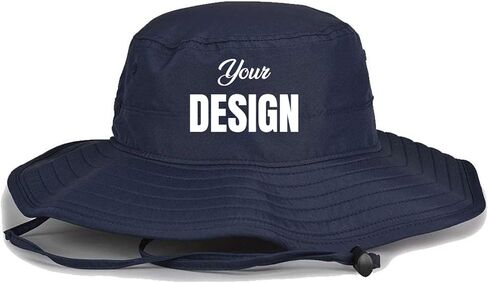 INK STITCH Unisex Custom Stitching Embroidery Booney Bucket Hats - Multi Colors in Saudi Arabia