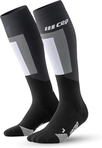 CEP SKI THERMO الجوارب ضغط طويلة للرجال | الجوارب التزلج والتزحلق على الجليد | الحشوة الاستراتيجية لحماية نفطة in Saudi Arabia