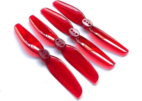 12pcs HQProp T3X2 3 Inch T-Mount Propeller Set (6X CW / 6X CCW) Poly Carbonate w/Color Options (Blue) in Kuwait