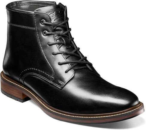 Florsheim Mens ، Forge Plain Toe Lace Boot Black in Saudi Arabia