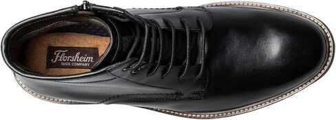 Florsheim Mens ، Forge Plain Toe Lace Boot Black in Saudi Arabia