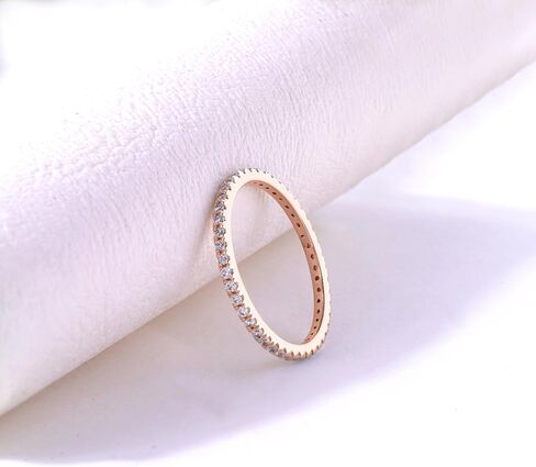 IGI Certified 14K Gold 1/3Ct TDW Diamond Eternity Wedding Band Love Gift for Women (H-I, I2) in Saudi Arabia