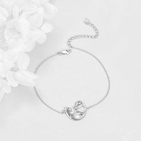 URONE Snake Bracelet For Women 925 Sterling Silver Snake Bracelet Chain Snake Jewelry Snake Gifts For Snake Lovers in Saudi Arabia