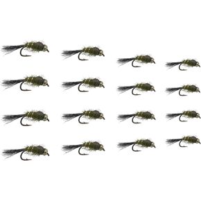 Feeder Creek Fly Fishing Flies | Nymph Flies Fly Fishing Assortment | Trout Flies and Bass Flies | 12pc Fly Fishing Kit | Popular Nymph Patterns | Fly Fishing Flies for Trout in Saudi Arabia